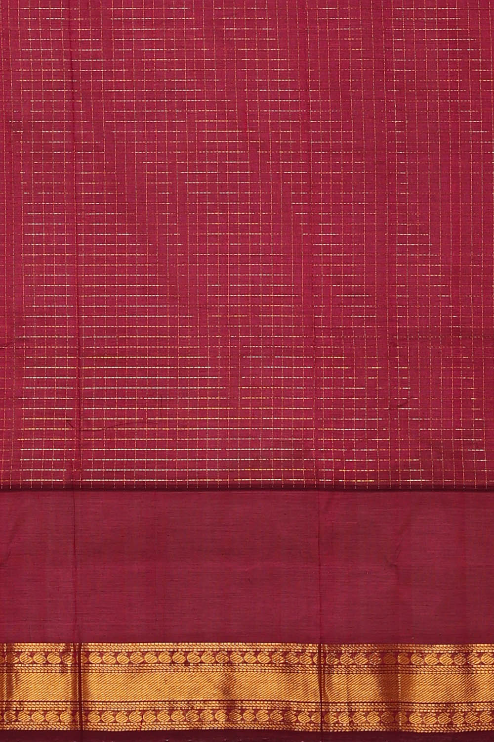 Image of Fenugreek Mustard Kattam Kuppadam Cotton Silk Saree