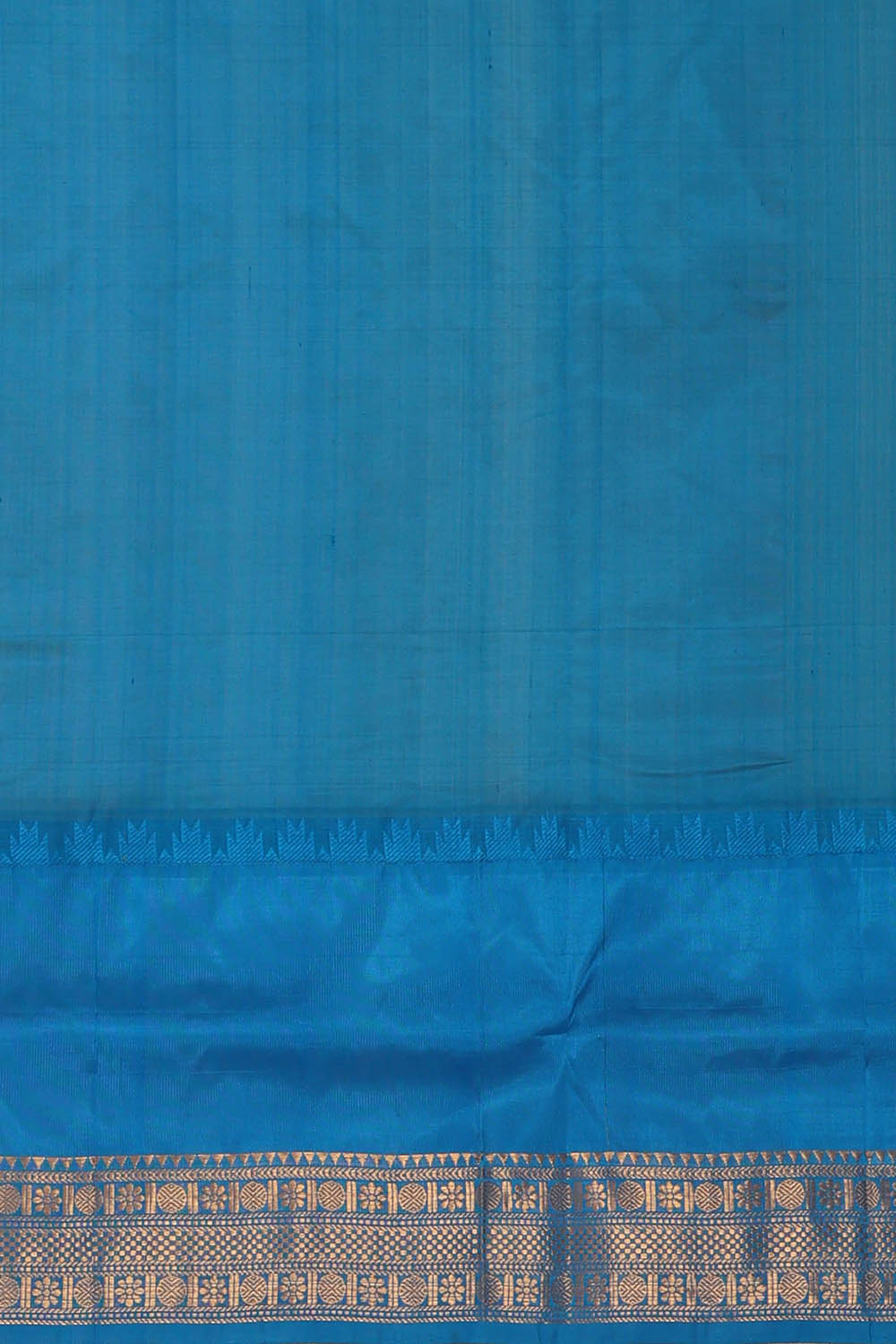 Image of Yellow kattam Kuppadam Silk Cotton Saree