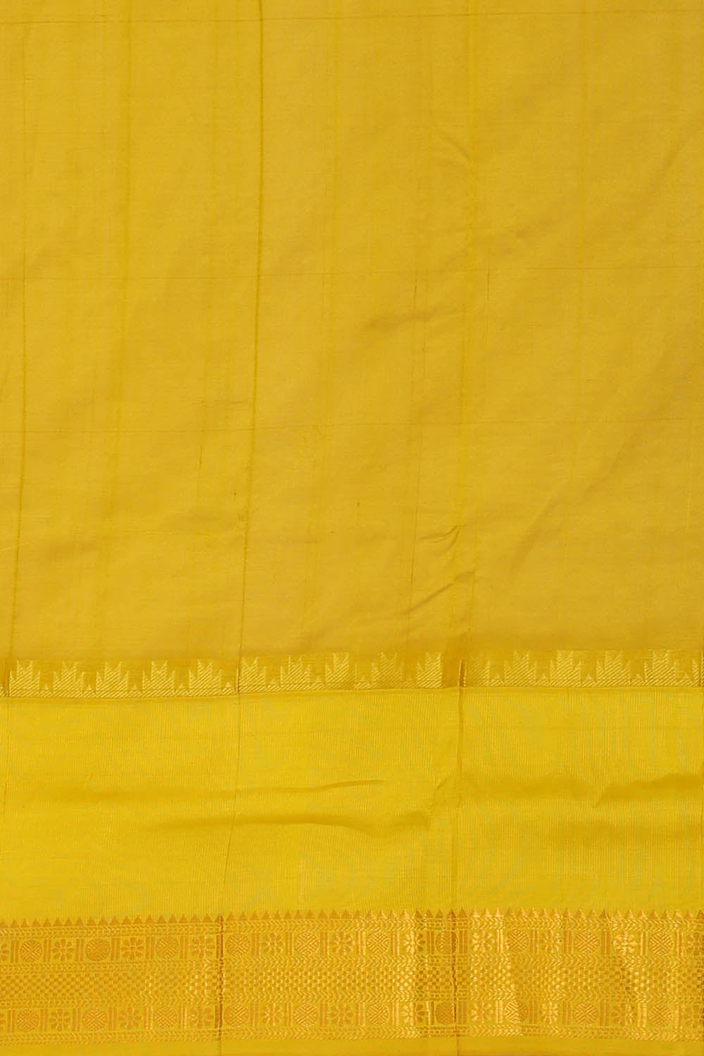 Image of Bottle Green Kattam Kuppadam Cotton Silk Saree