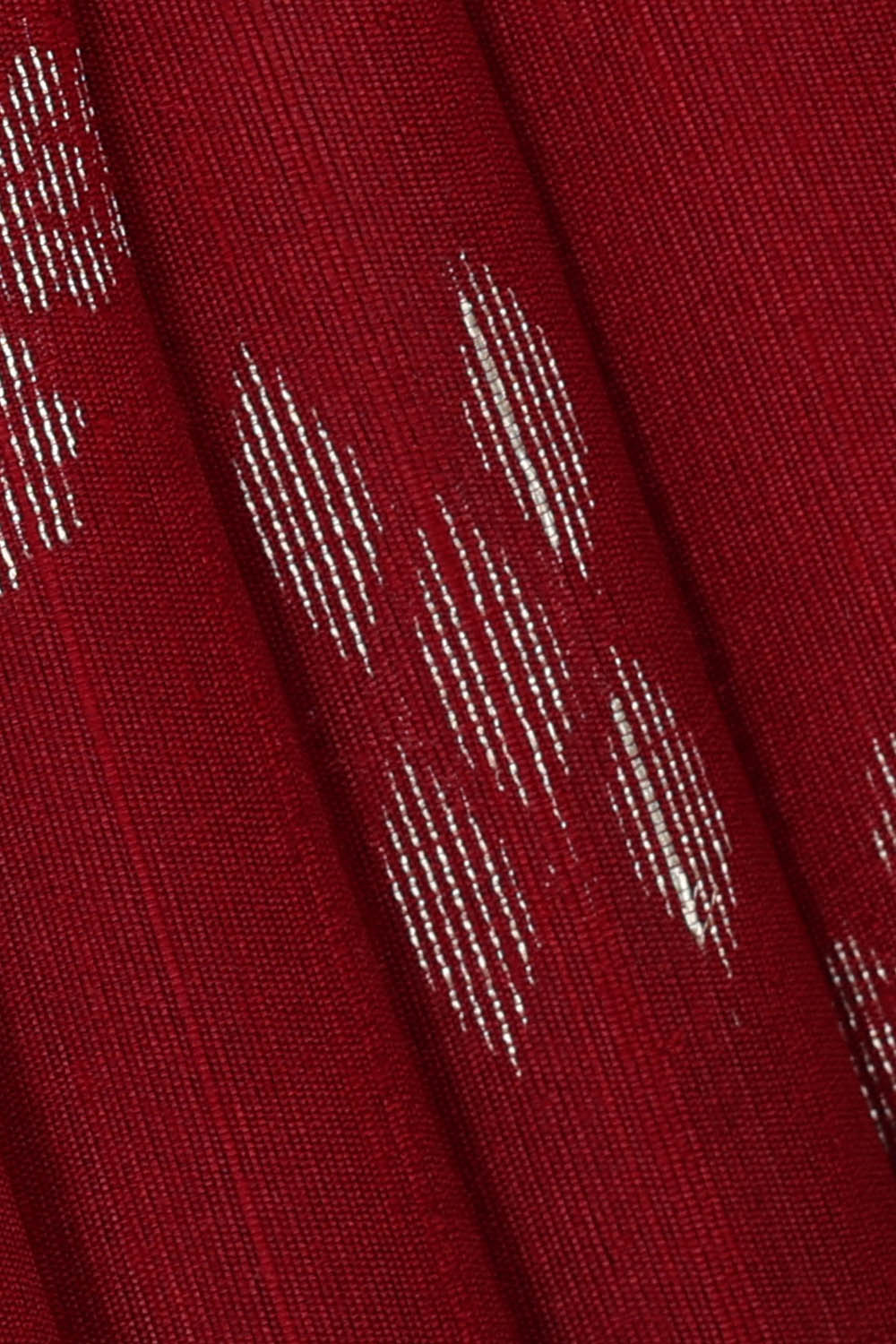 Image of Maroon Dupion Silk Saree