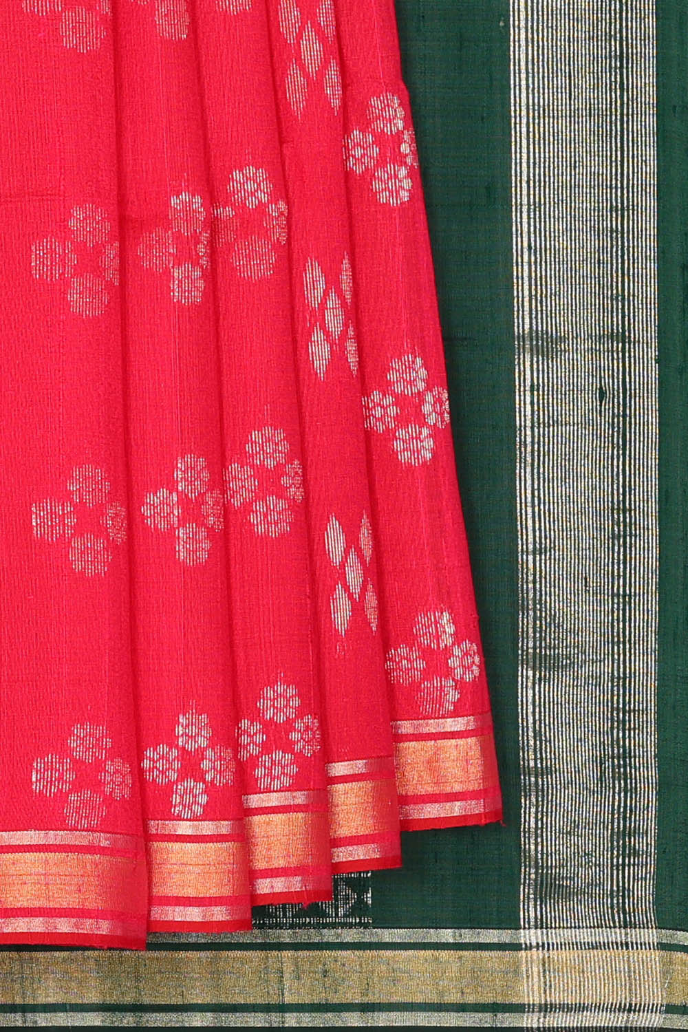 Image of Pink Dupion Silk Saree