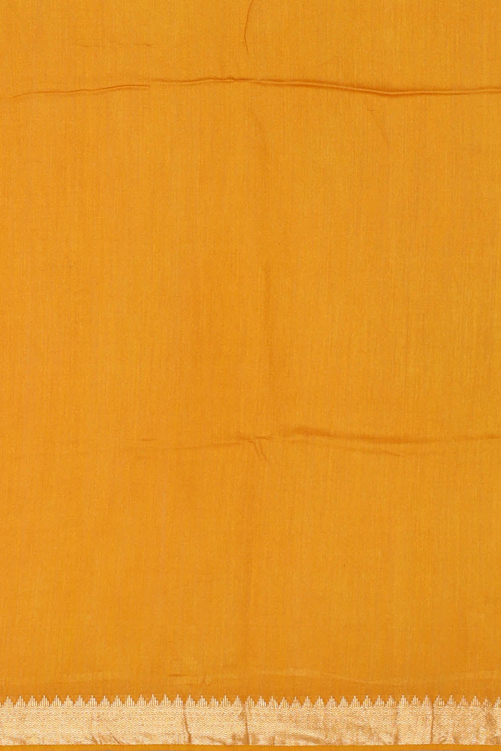 Image of Orange Desi Tussar Silk Saree