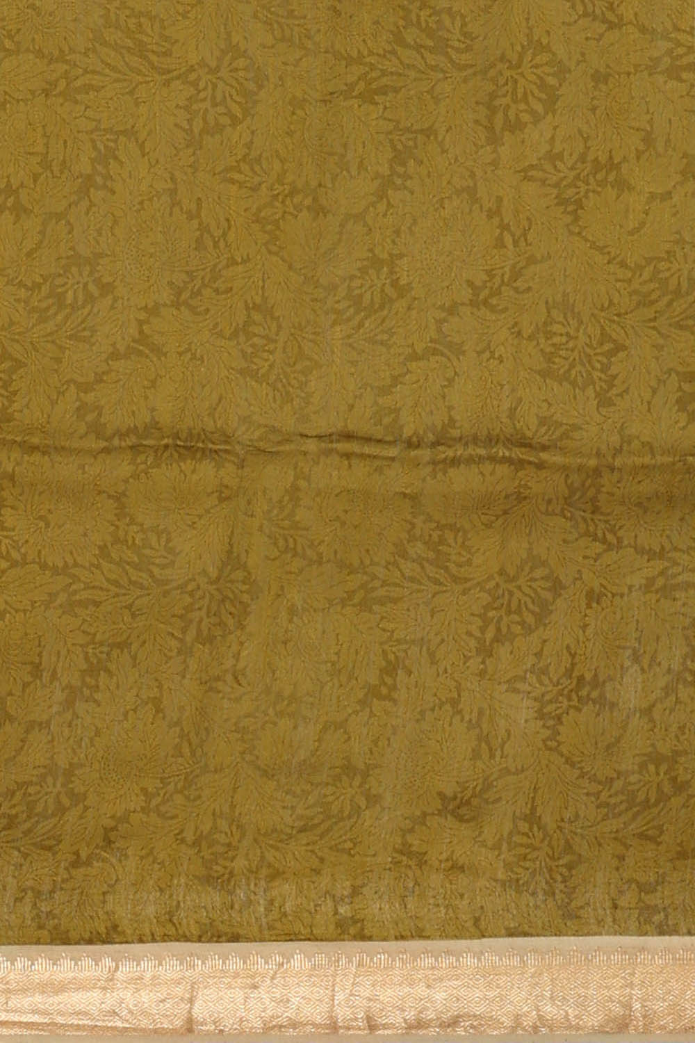 Image of Beige Desi Tussar Silk Saree