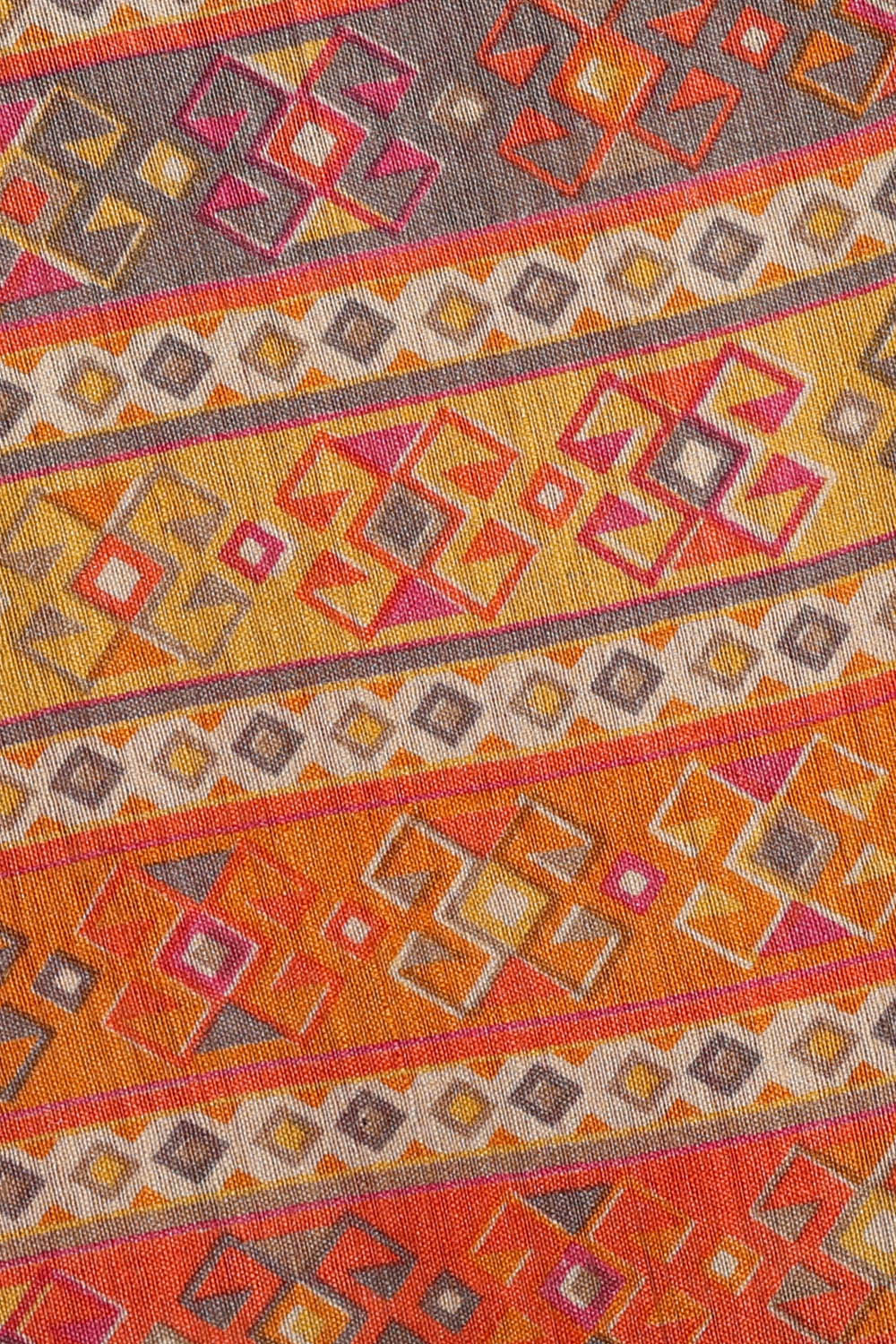 Image of Multi-Coloured Desi Tussar Silk Saree