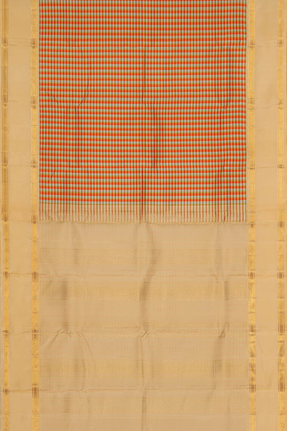 Image of Multi-Coloured Arani Silk Saree