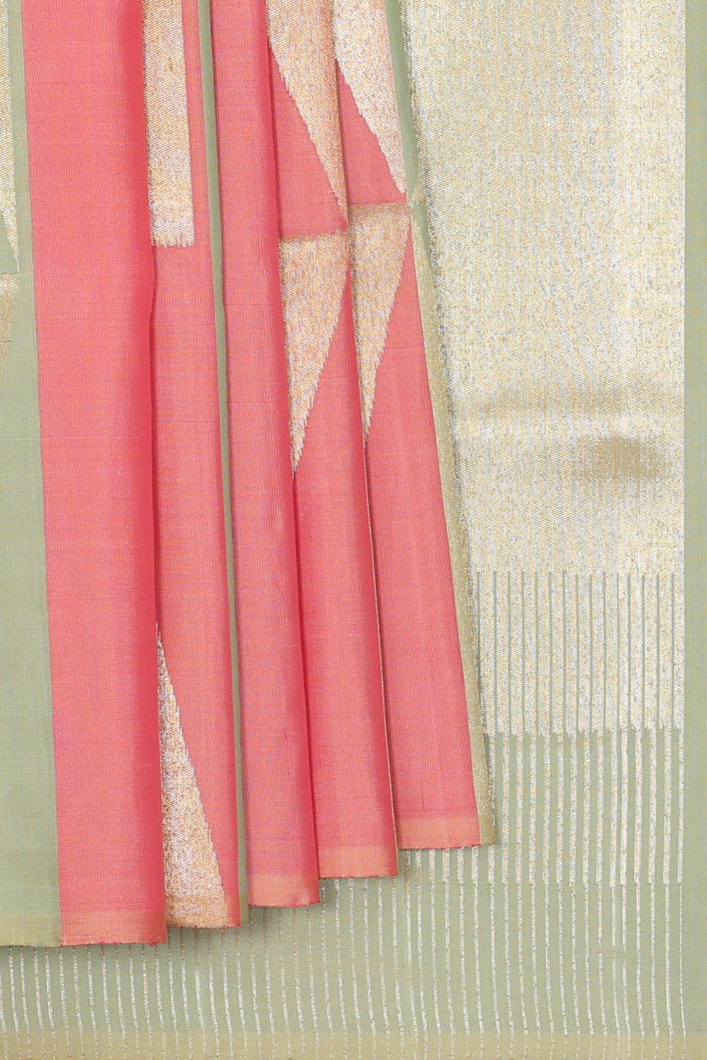 Image of Grey Arani Silk Saree