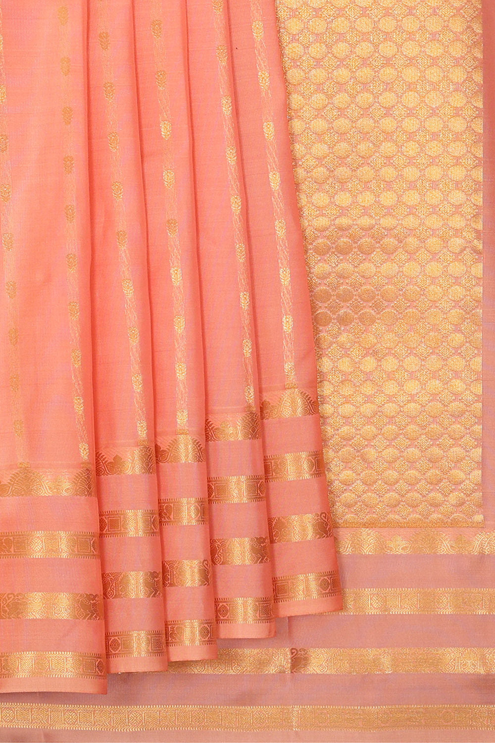 Image of Pink South Silk Saree