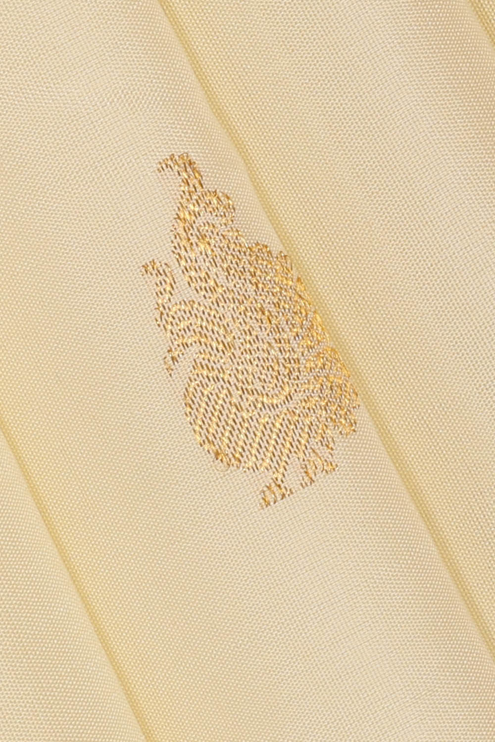 Image of White Arani Silk Saree