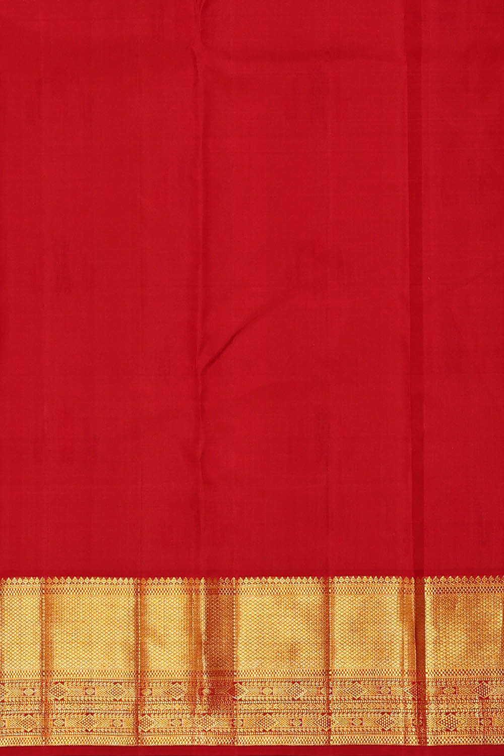 Image of Off-White Arani Silk Saree