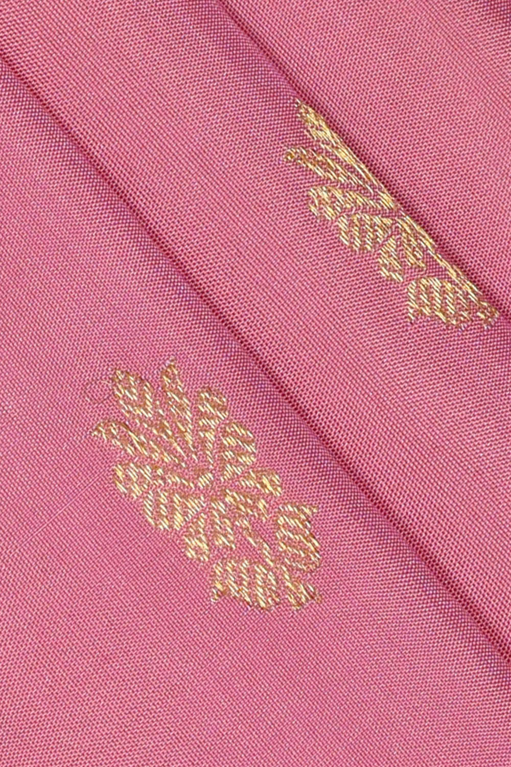 Image of Lavender Pink Gadwal Silk Saree