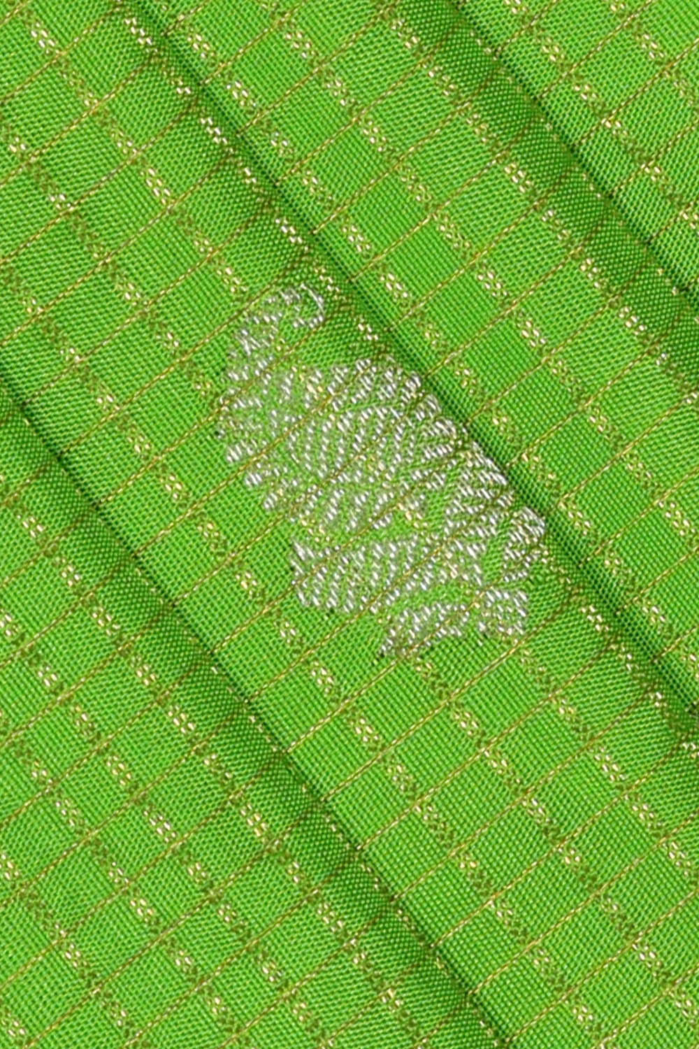 Image of Green Gadwal Silk Saree