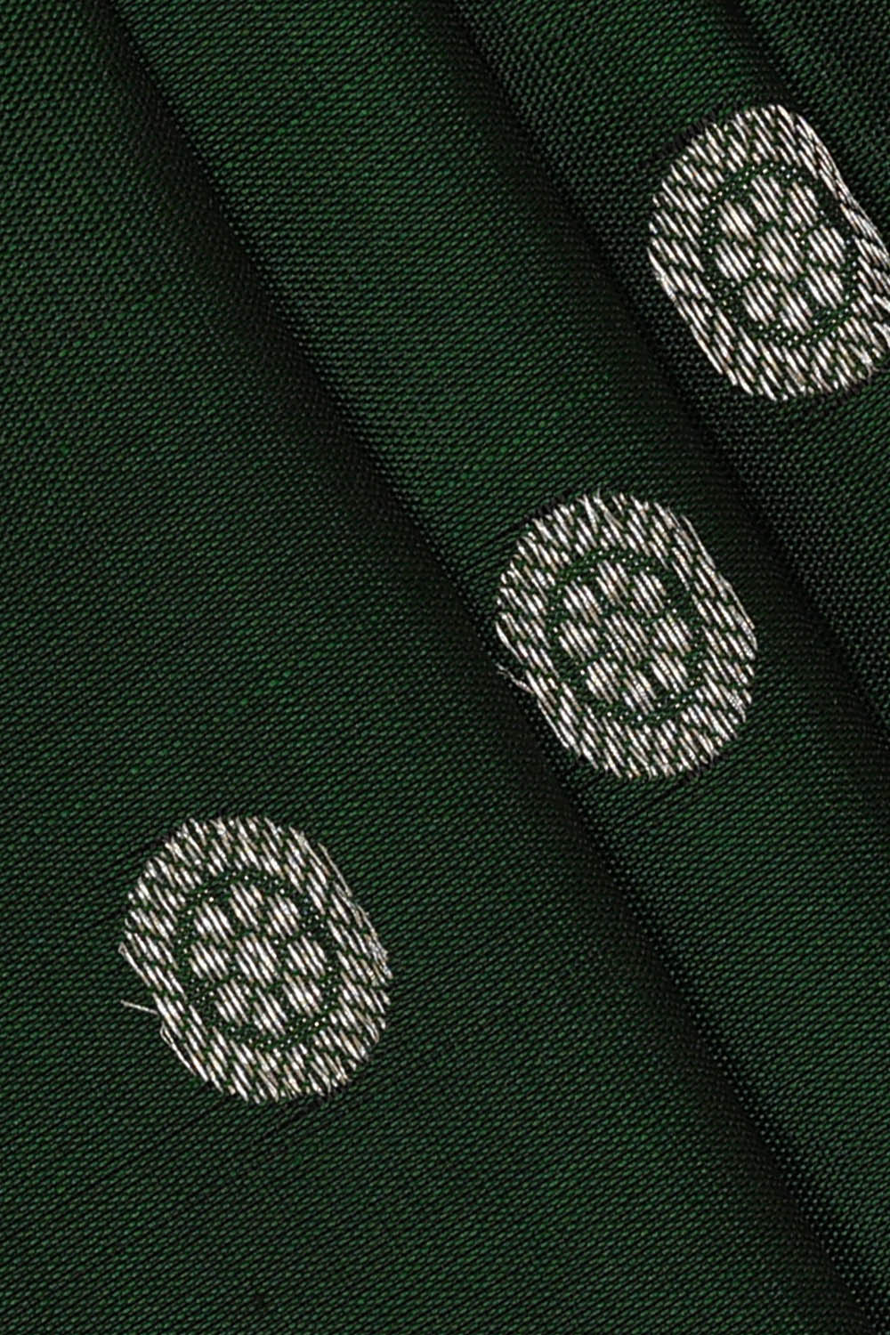 Image of Bottle Green Gadwal Silk Saree