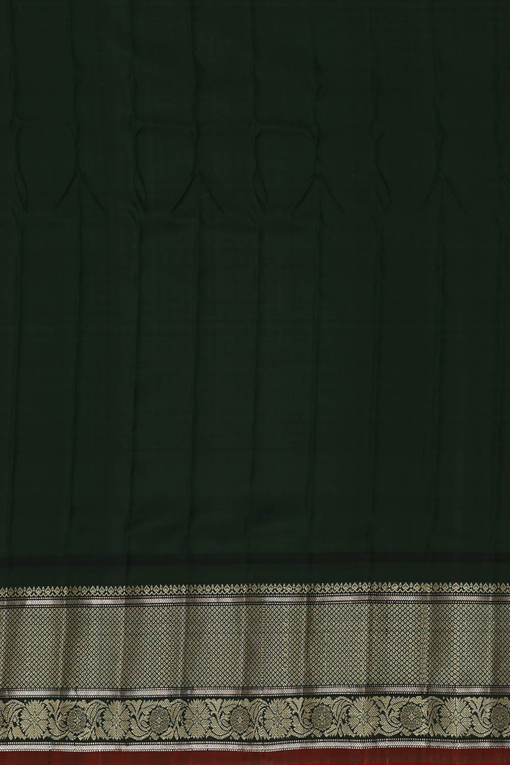 Image of Kattam Pattern Gadwal Silk Saree