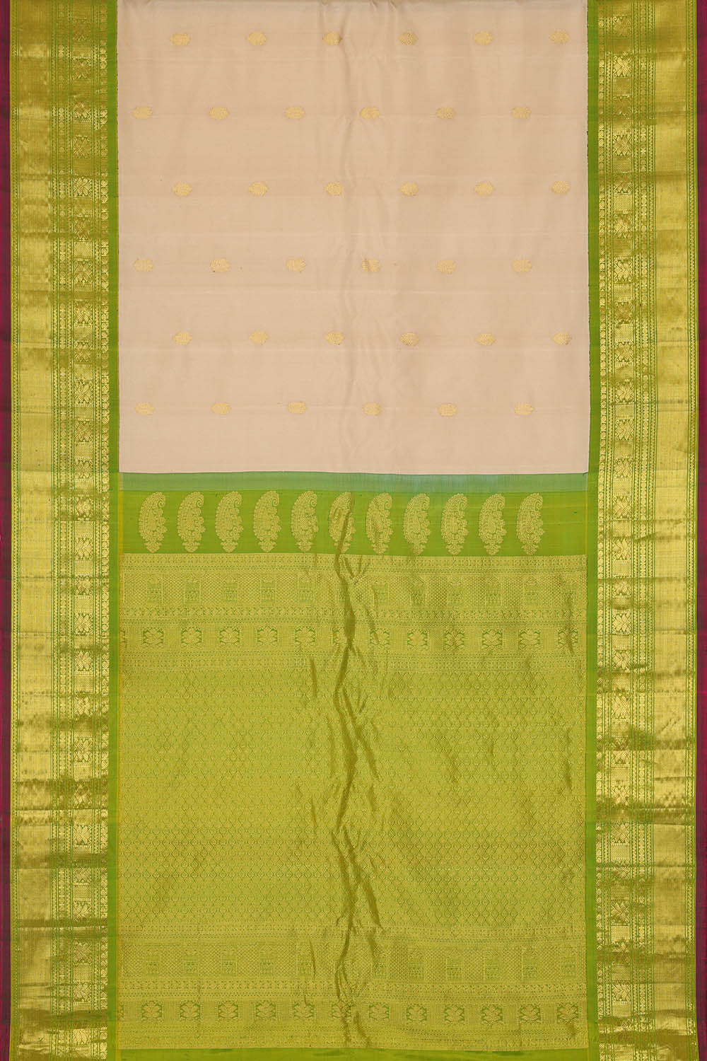 Image of Pink Gadwal Silk Saree