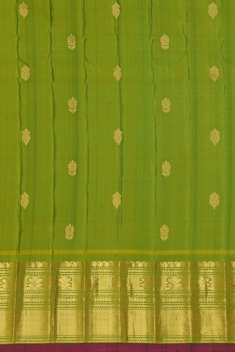 Image of Pink Gadwal Silk Saree