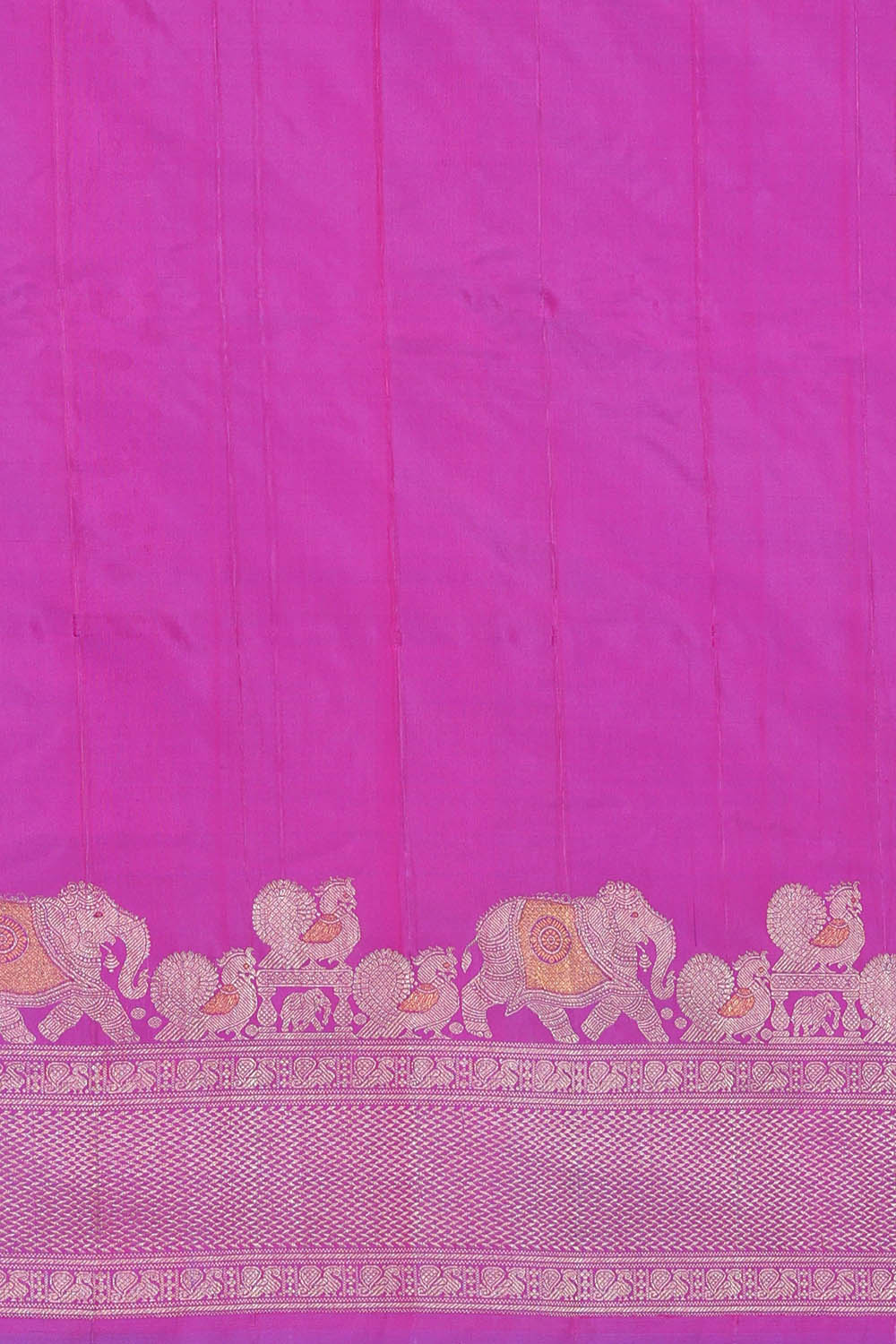 Image of Purple Gadwal Silk Saree