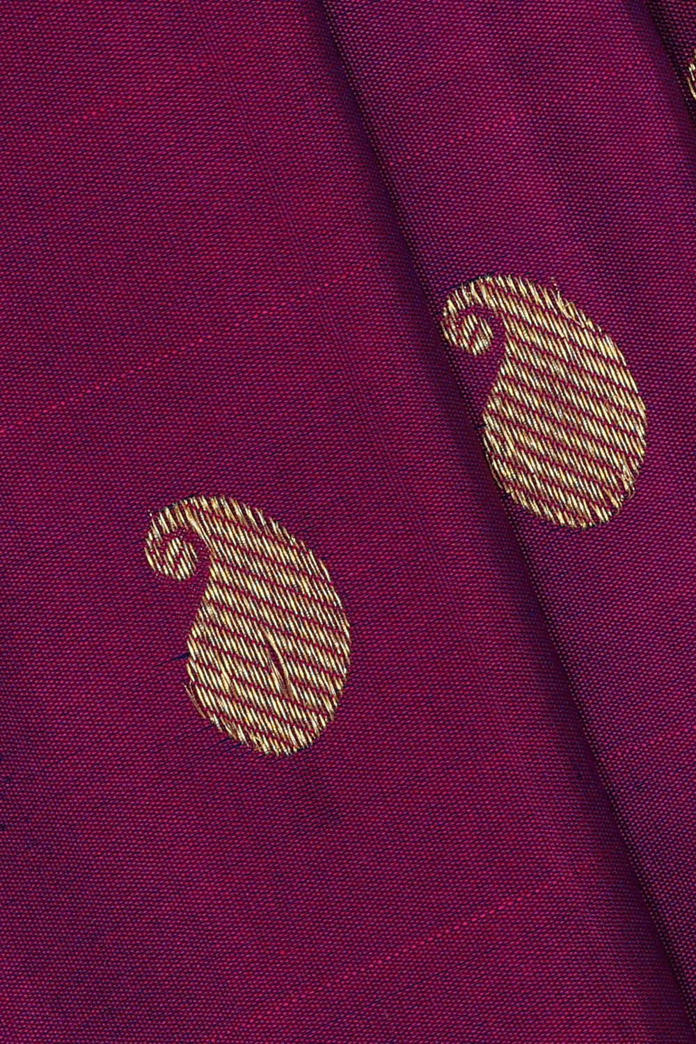 Image of Purple Gadwal Silk Saree