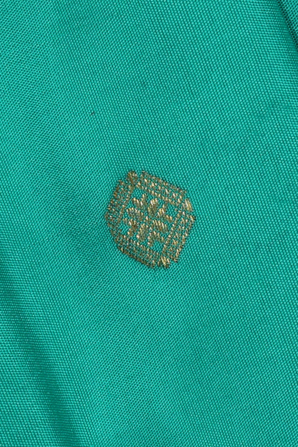 Image of Aqua Blue Gadwal Silk Saree