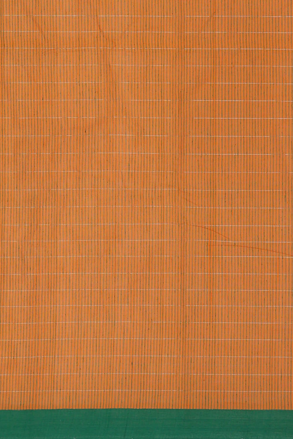 Image of Orange Cotton Saree