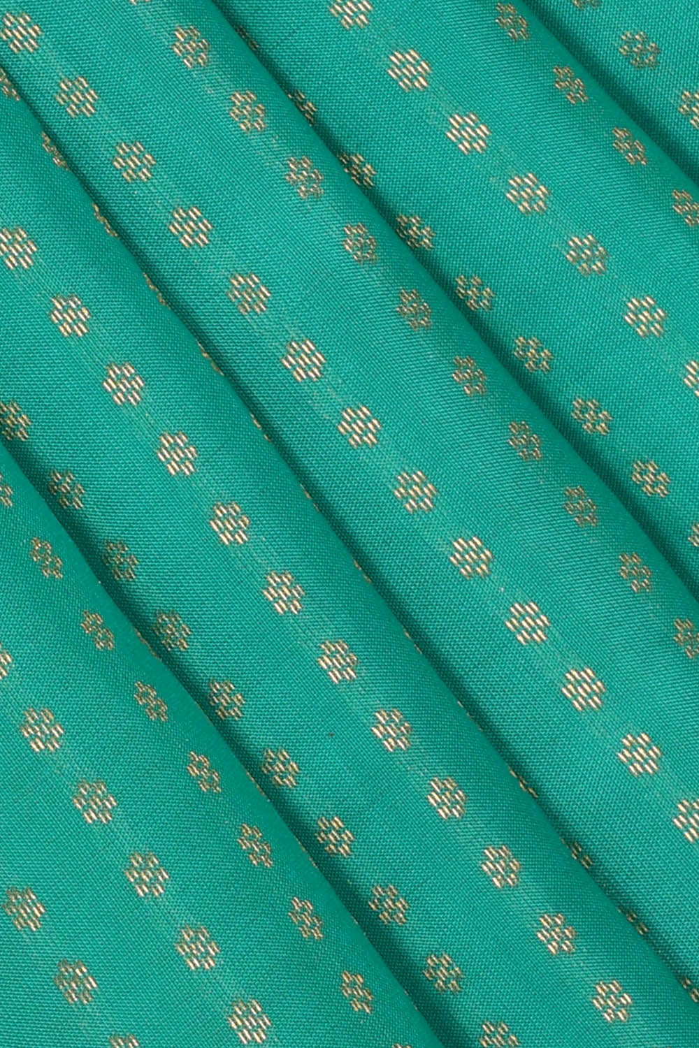 Image of Turquoise Blue South Silk Saree