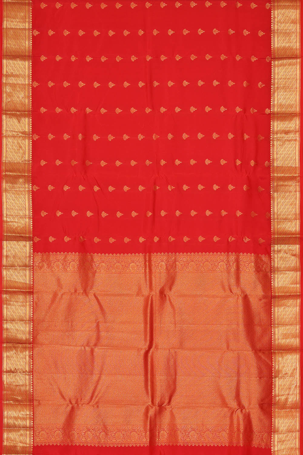 Image of Red South Silk Saree