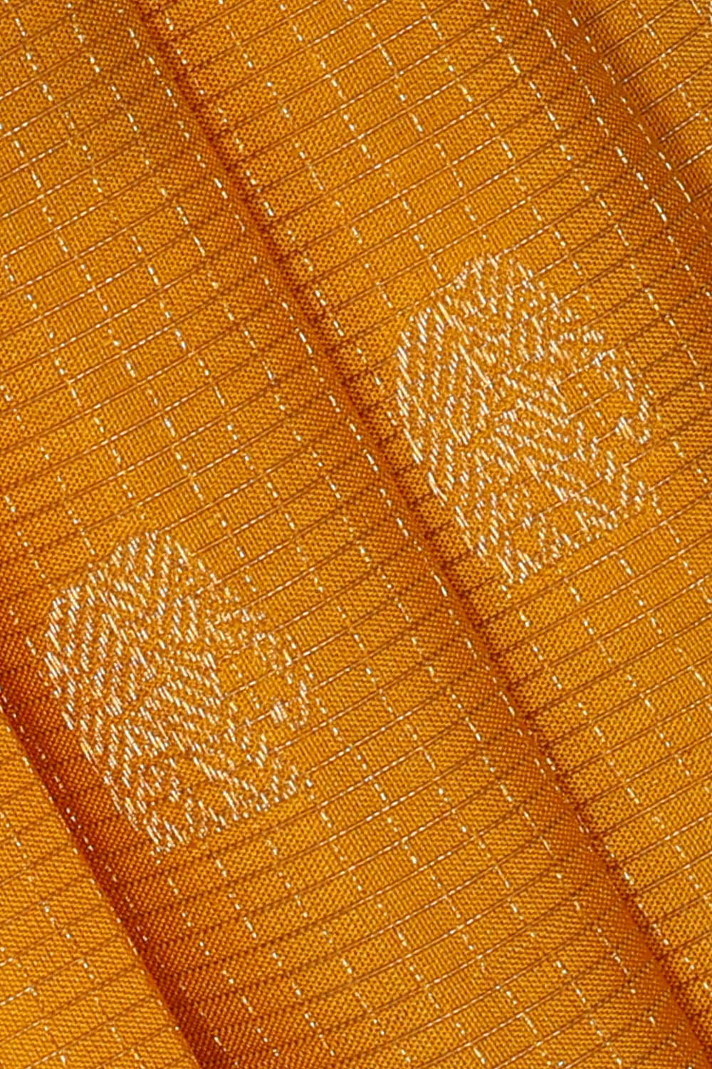 Image of Yellow Kattam South Silk Saree