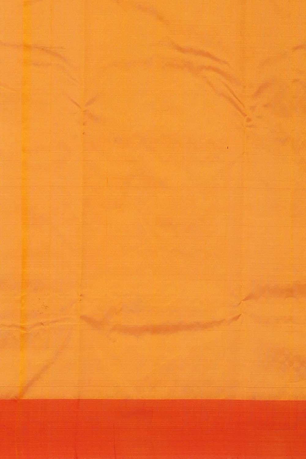 Image of Orange Chanderi Silk Saree