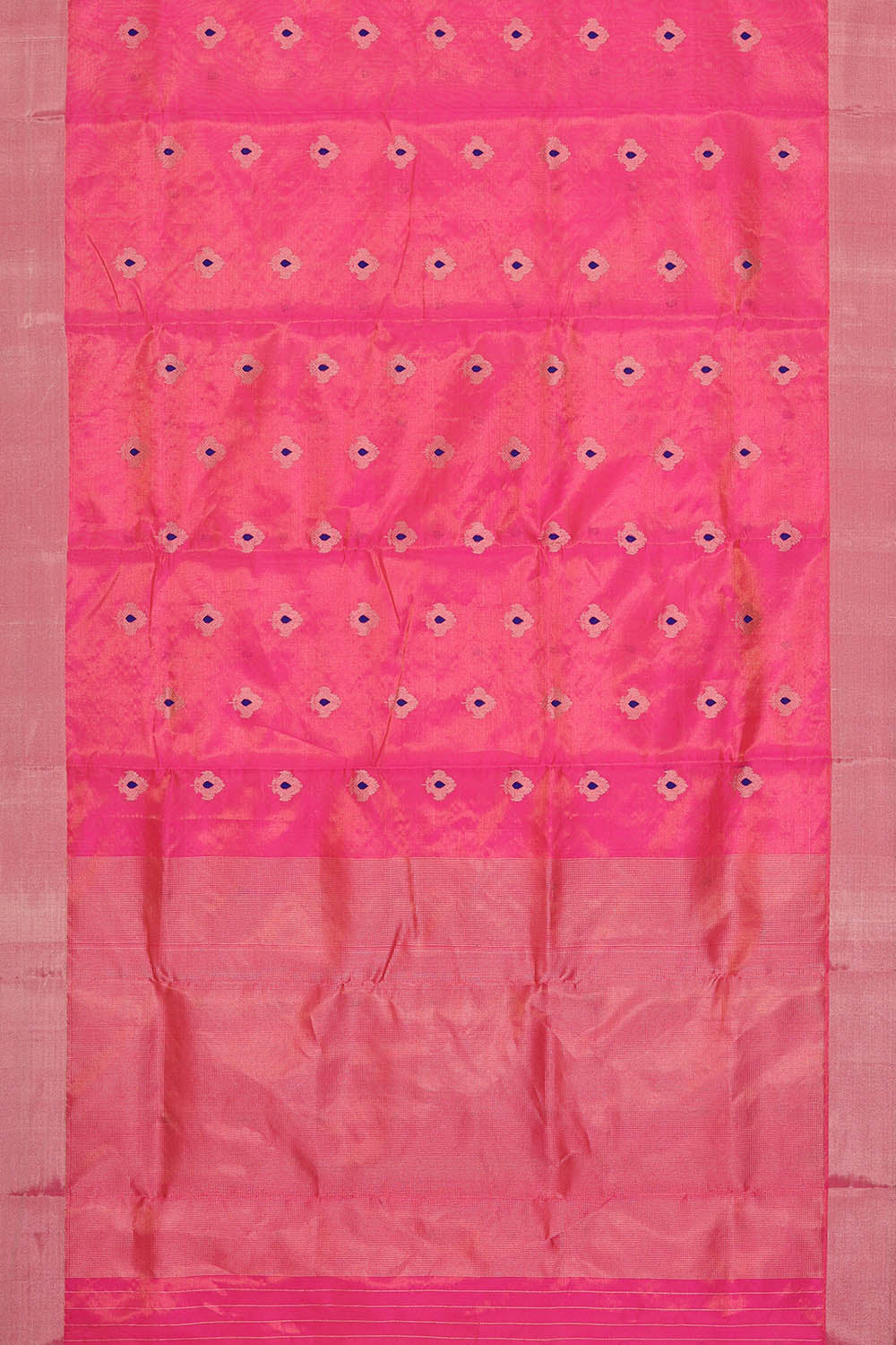 Image of Pink Chanderi Silk Saree