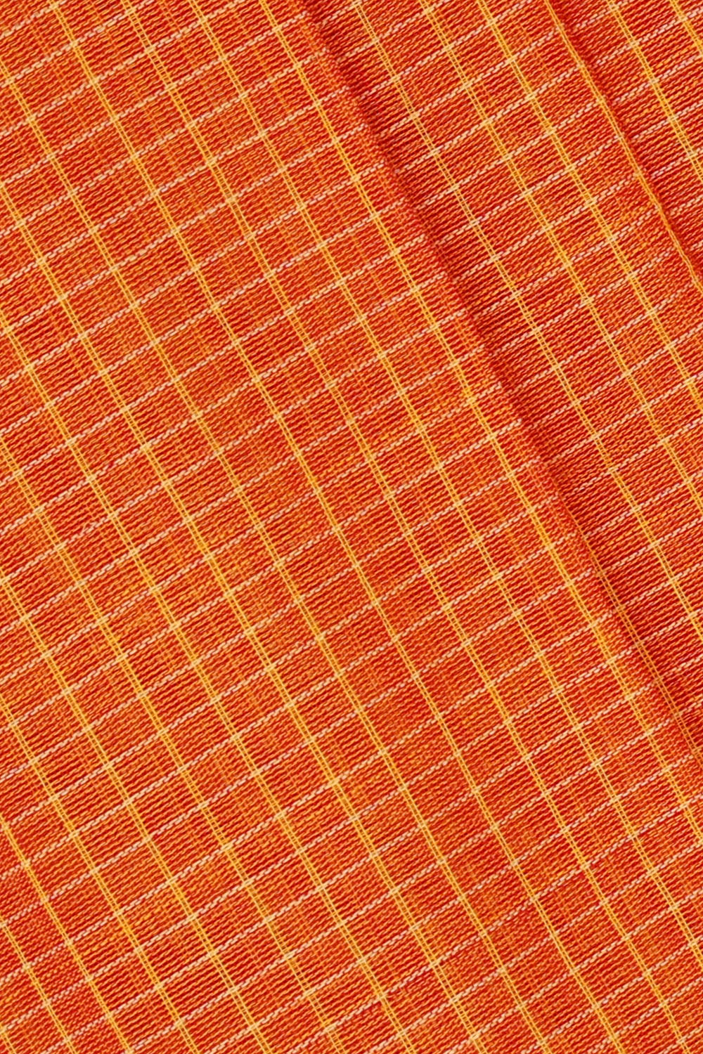 Image of Yellow Cotton Gadwal Saree