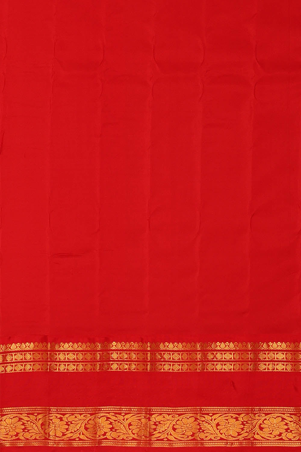 Image of BLack Gadwal Silk Saree