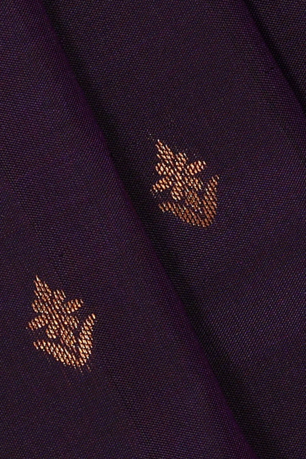 Image of Navy-Blue Gadwal Silk Saree