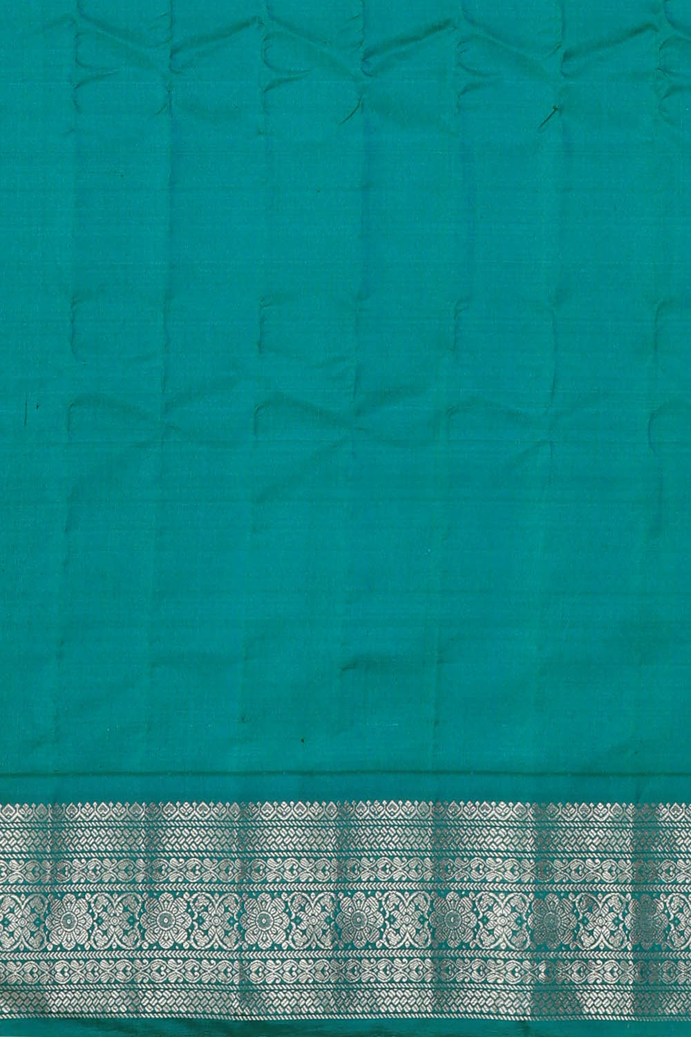 Image of Peach Gadwal Silk Saree