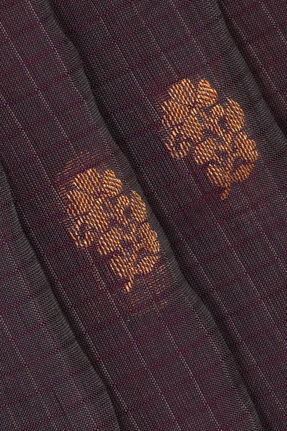 Image of Grey Gadwal Silk Saree