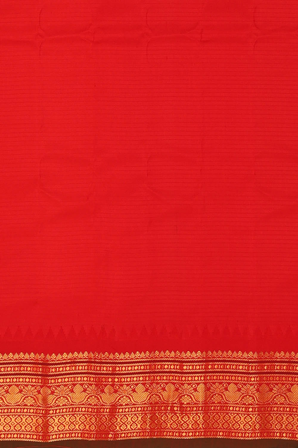 Image of Grey Gadwal Silk Saree