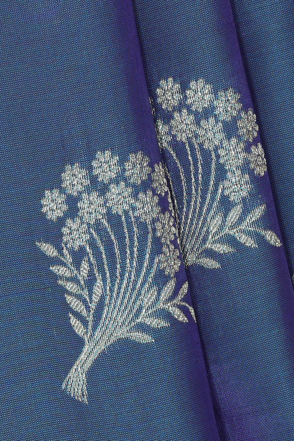 Image of Blue South Silk Saree