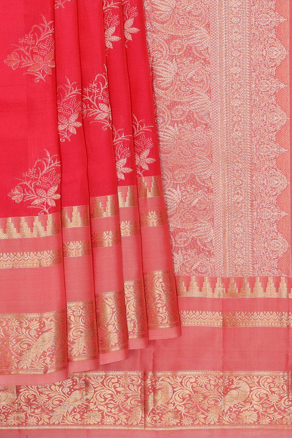 Image of Pink South Silk Saree