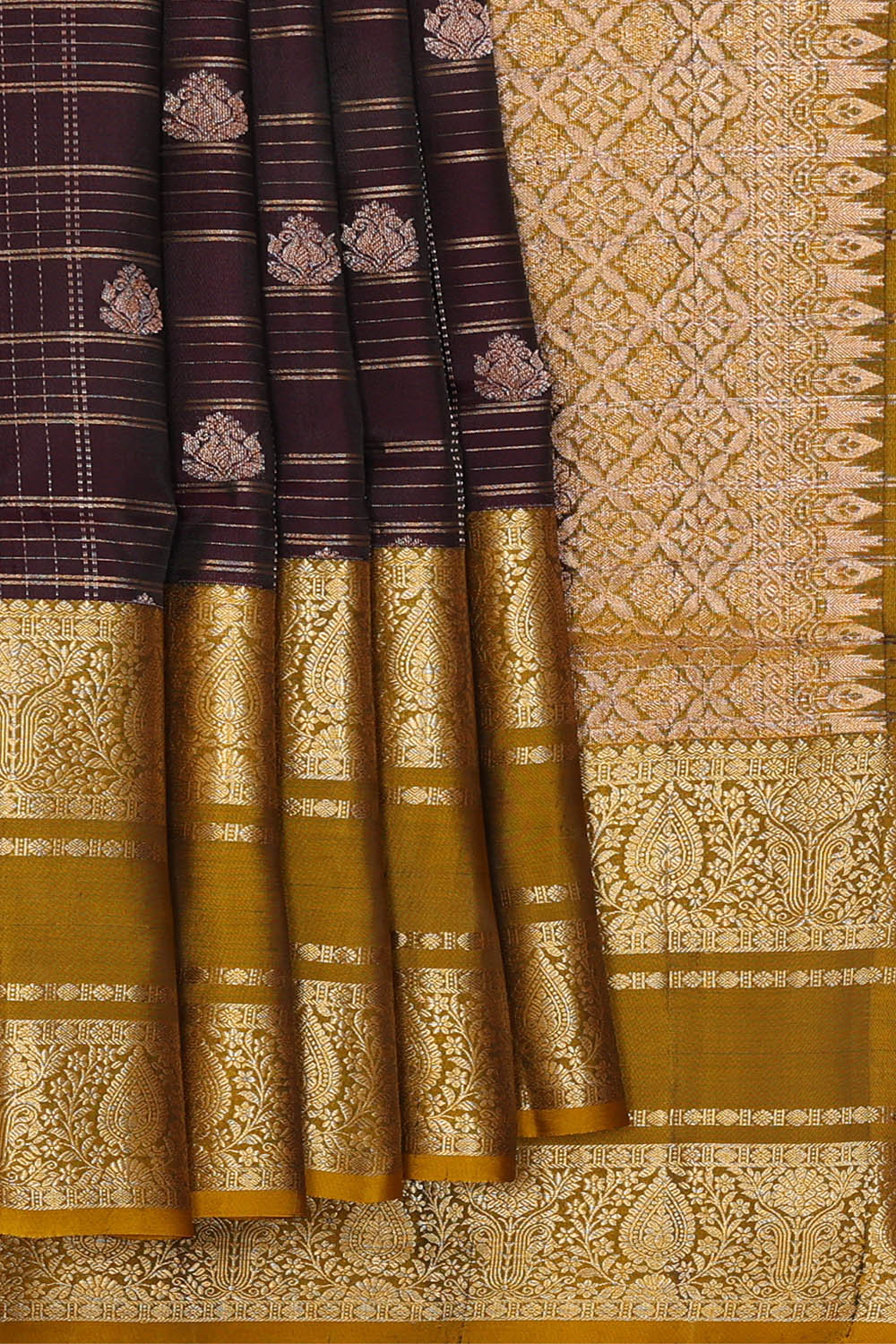 Image of Purple South Silk Saree