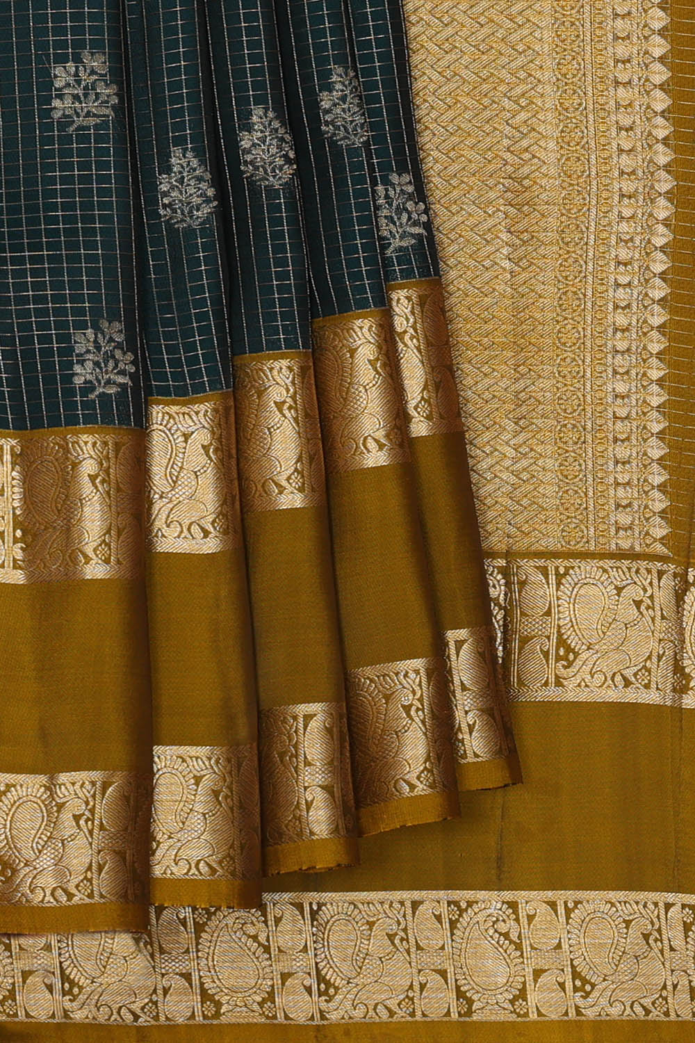 Image of Black South Silk Saree
