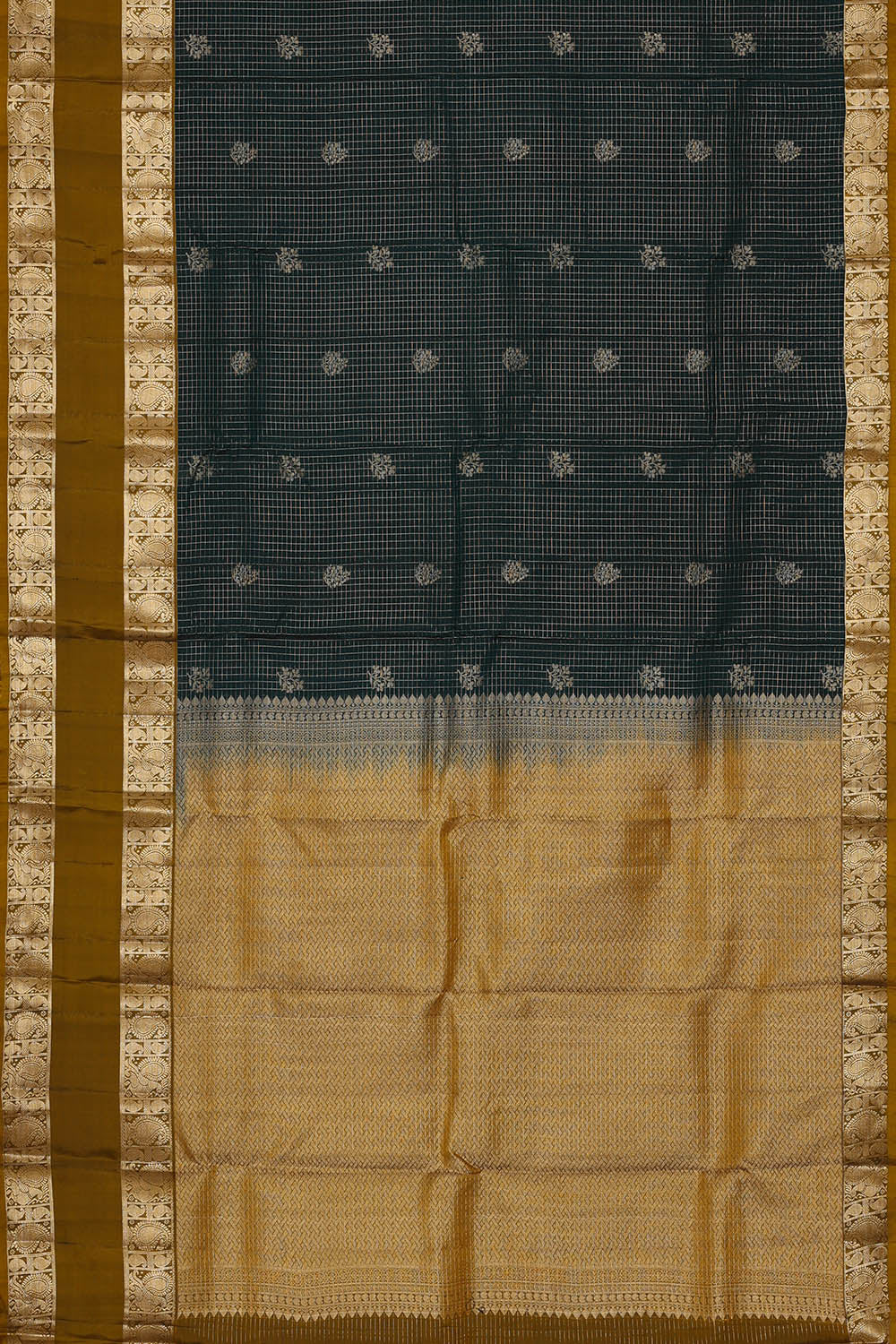 Image of Black South Silk Saree