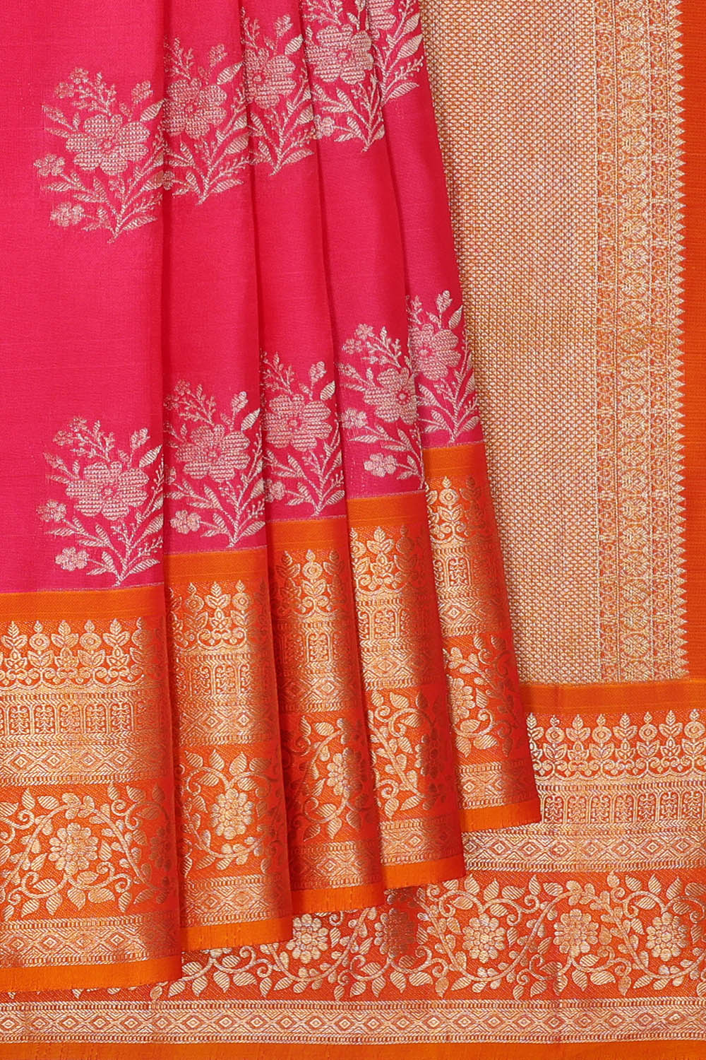 Image of Pink South Silk Saree