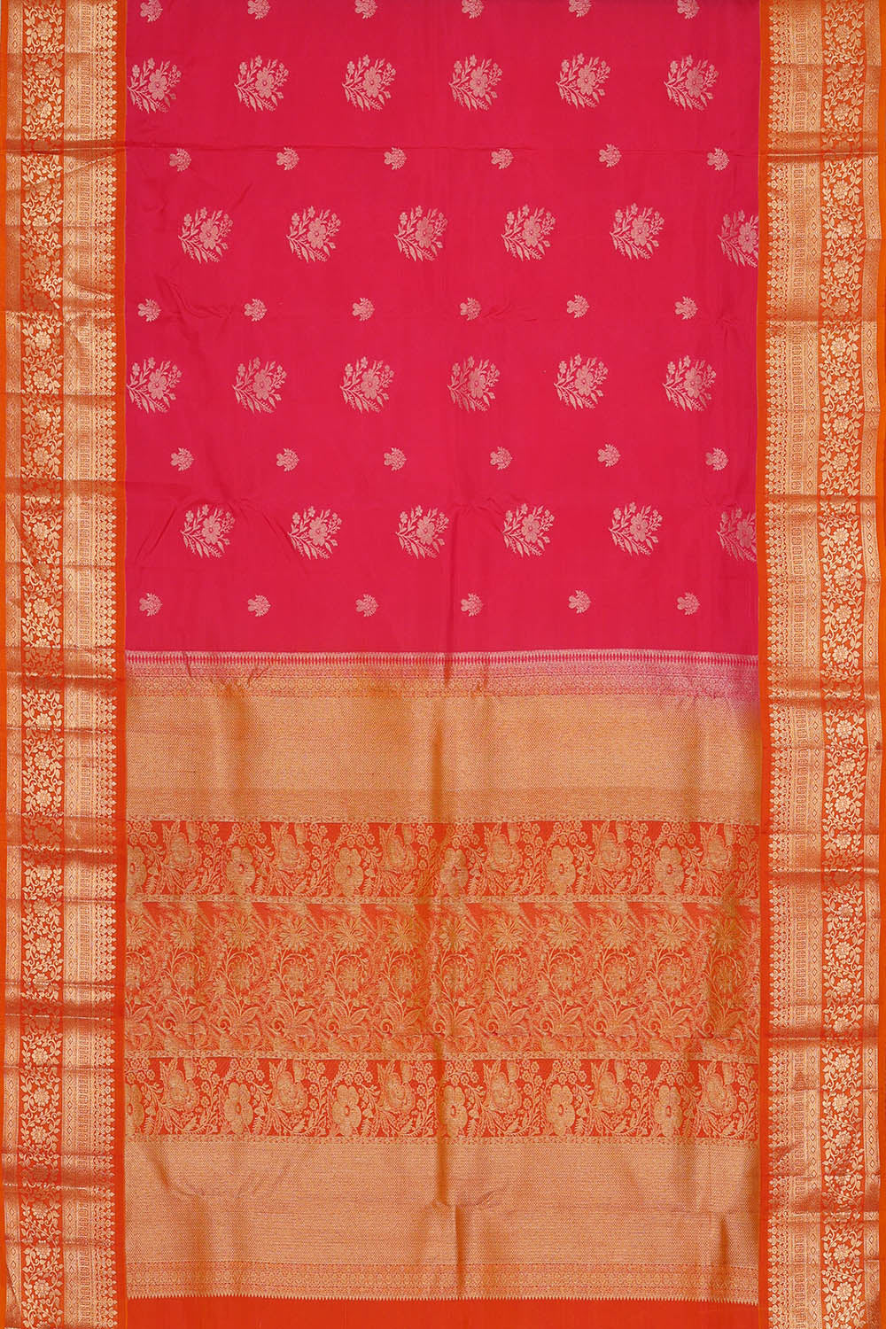 Image of Pink South Silk Saree