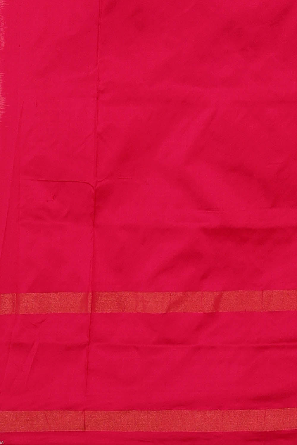 Image of Yellow Pochampally Ikat Silk Saree