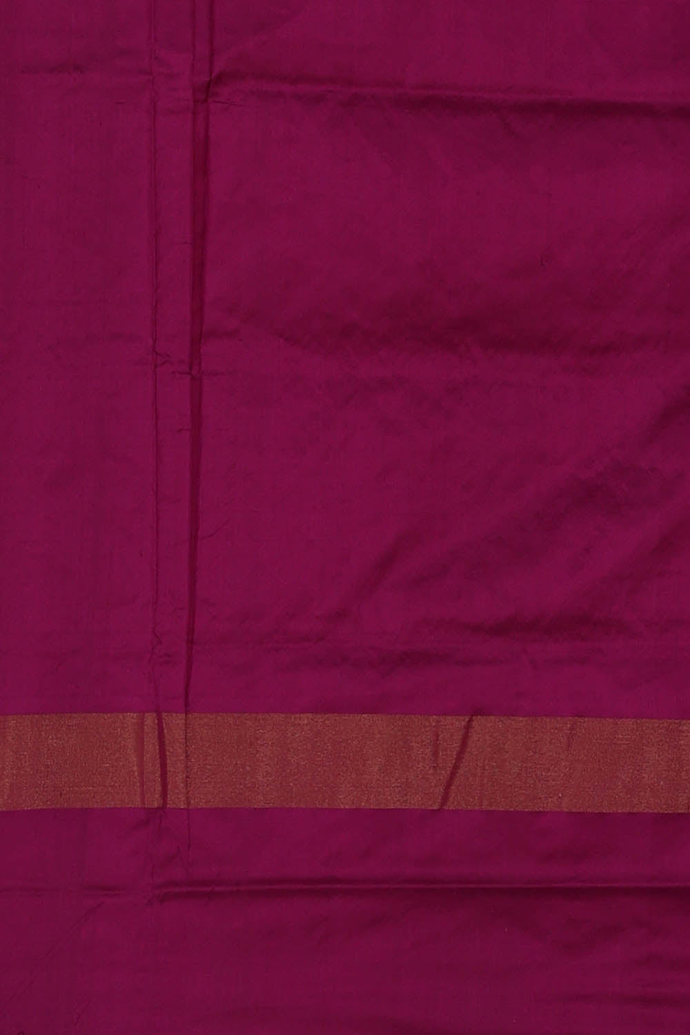 Image of Orange Pochampally Ikat Silk Saree