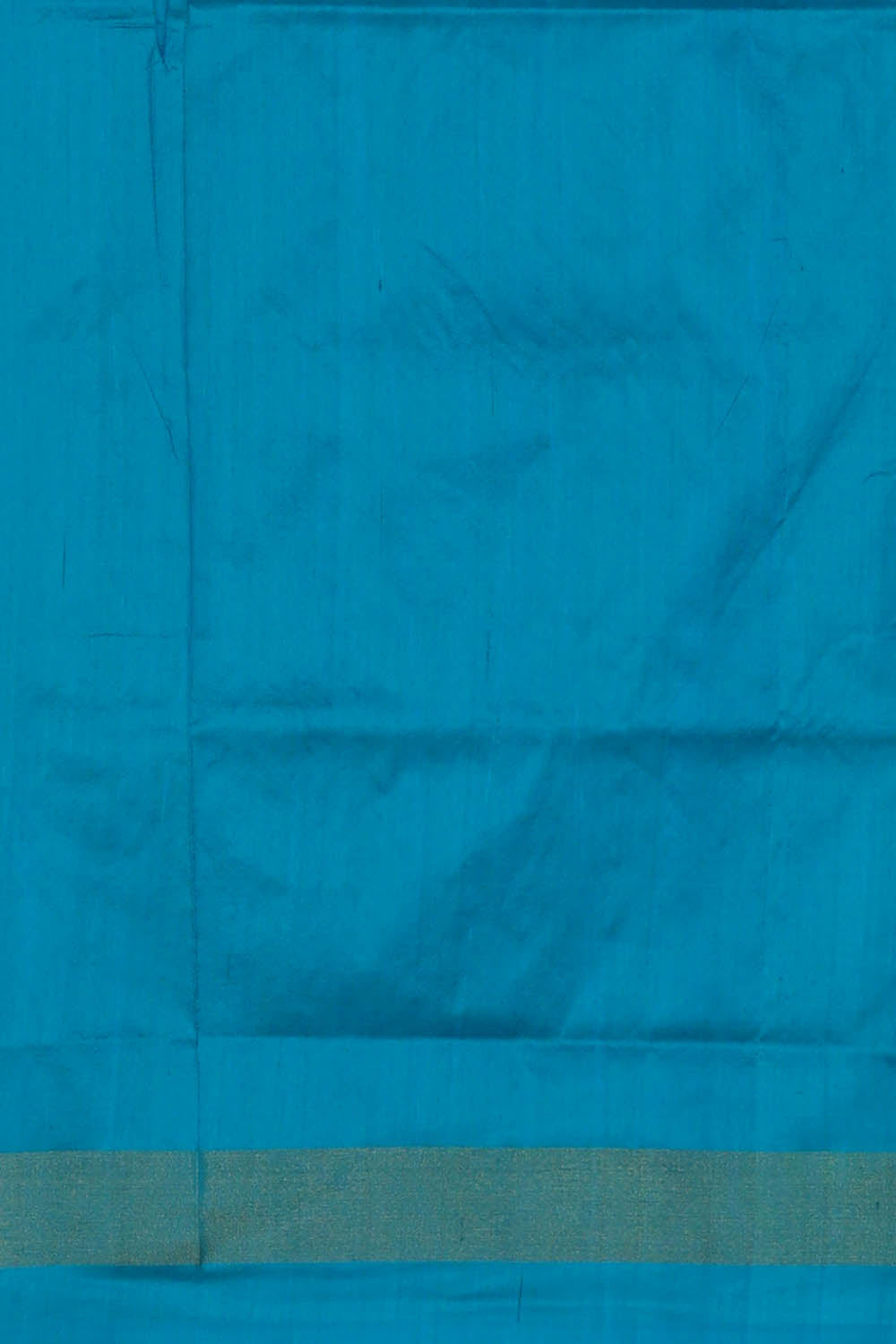 Image of Blue Pochampally Ikat Silk Saree