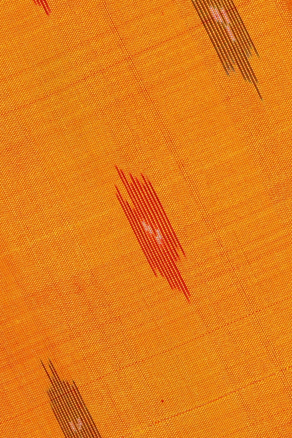 Image of Mustard Pochampally Ikat Silk