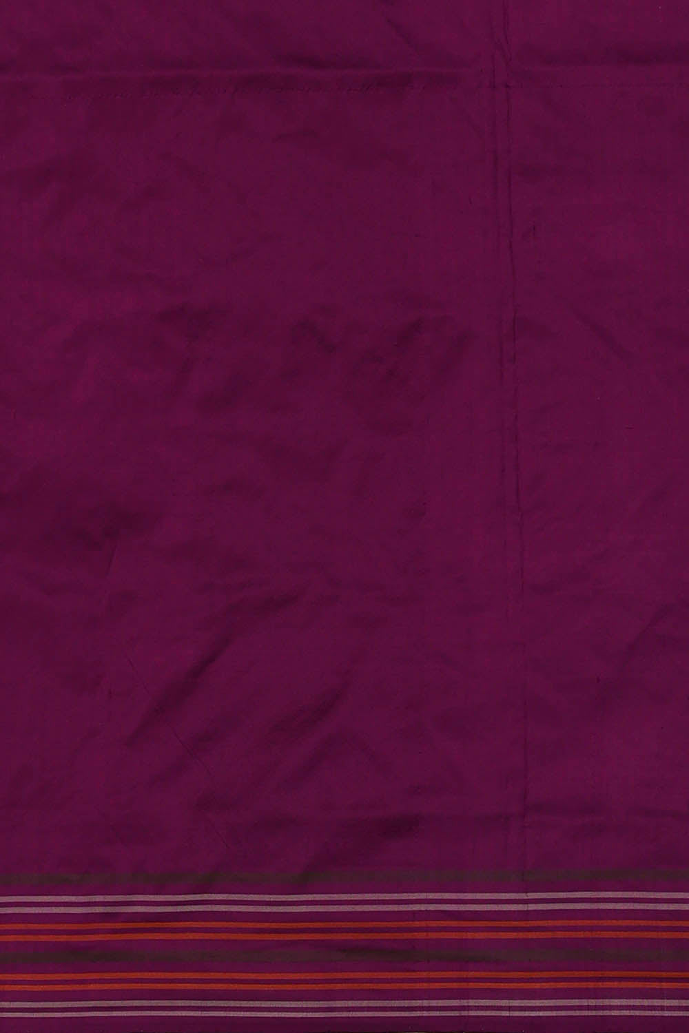 Image of Purple Pochampally Ikat Silk Saree
