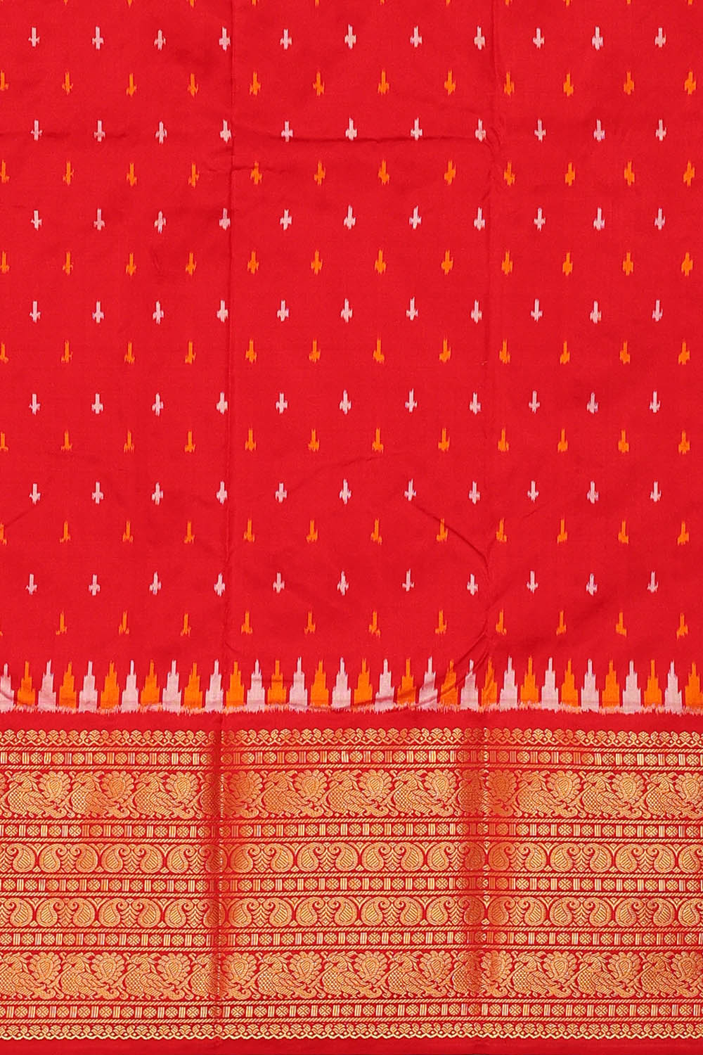 Image of Pochampally Ikat Silk Saree