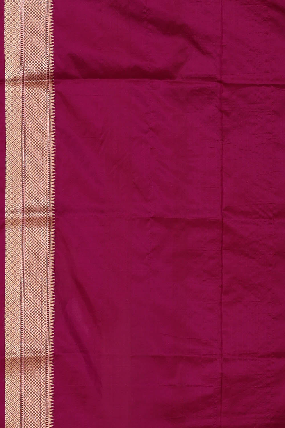 Image of Purple Banarasi Silk Saree