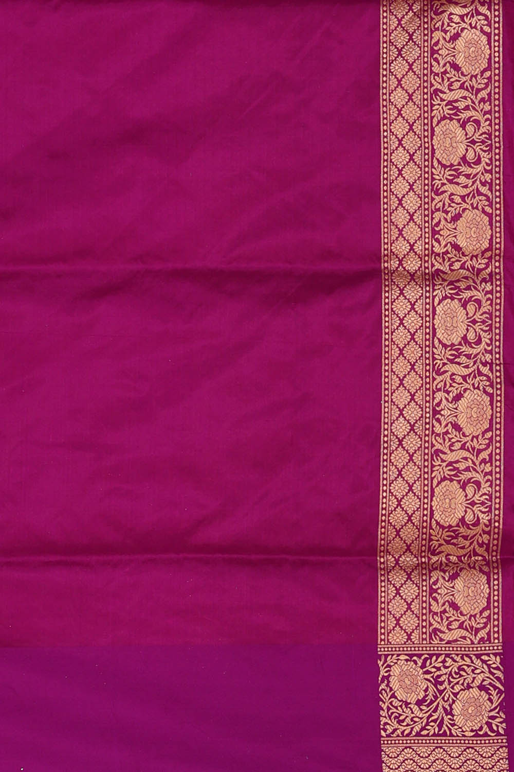 Image of Mustard Banarasi Silk Saree