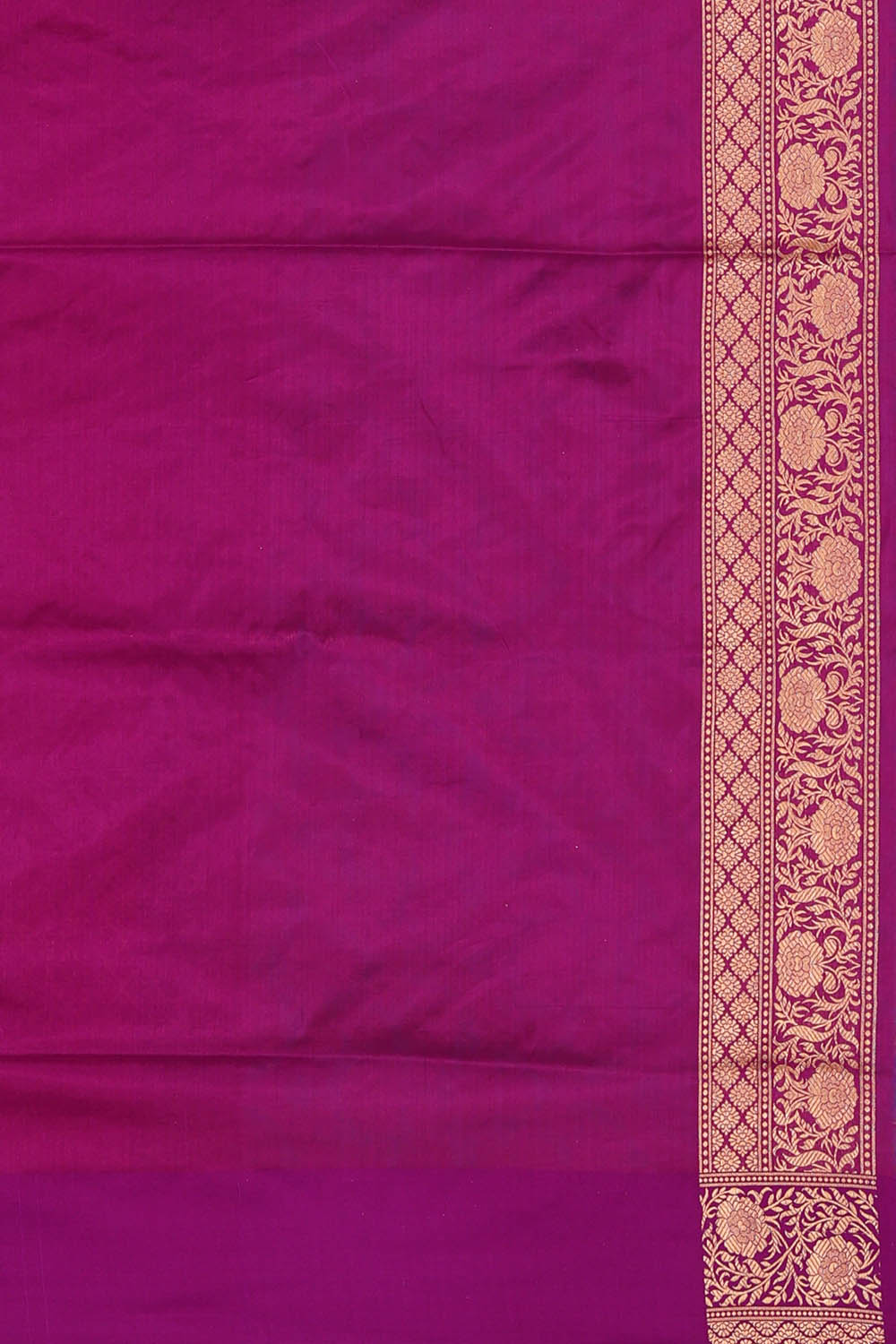 Image of Blue Banarasi Silk Saree
